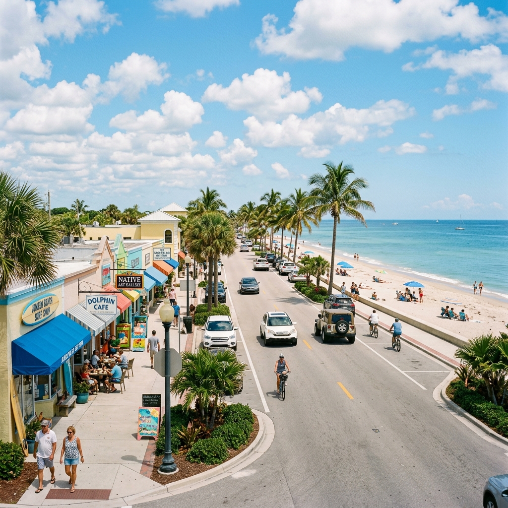 Jensen Beach St. Lucie West View - Tree-Lined Streets Near the Ocean, Jensen Beach FL