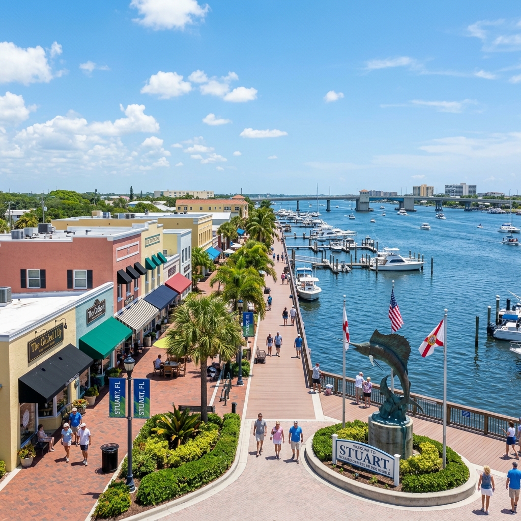 Stuart Florida Scenic View - River Valley and Nature Trails, Stuart FL